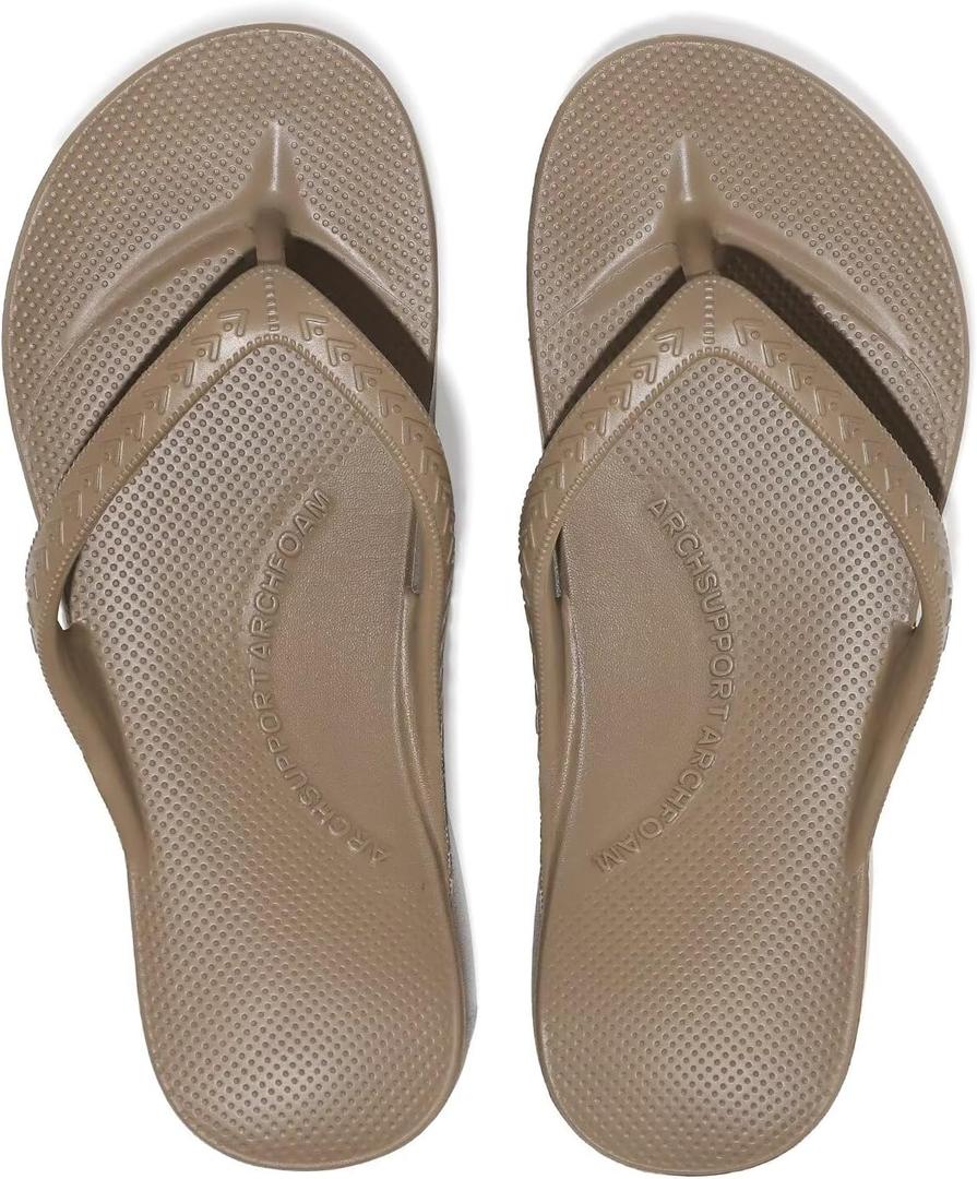 Women Arch Support Flip Flops Comfortable Orthotic Sandals for Plantar Fasciitis, Summer Beach Pool Thong Sandals Lightweight Casual Walking