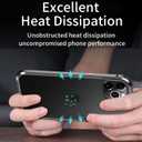 for iPhone 17 Pro Bumper Case Metal - No Back Design Compatible with MagSafe Aluminum Backless Edge Frame Fast Heat Dissipation Shockproof Slim Minimalist Protection Case for iPhone 17 Pro (Orange)