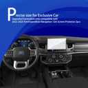 2pack 2024 Expedition Screen Protector for 2022 2023 2024 F ord Expedition Accessories XL STX/XLT/XLT MAX/Limited/Limited MAX/Timberline 12Inch 2024 Tempered Glass 12''