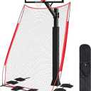 Gemscream Basketball Rebounder Basketball Return System Defensive Net 6.4 x 10 ft Sports Defender Net Catcher Guard and Backstop with 6 Refillable Sandbags for Shooting Return Outdoor Backyard