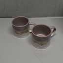 Bosmarlin Large Stoneware Coffee Mug Set of 2, Big Tea Cup for Office and Home, 15Oz, Dishwasher and Microwave Safe (Purple, 2)