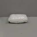 Bhome Maternity Dress for Photoshoot Cut-Out Backless Side Split Maternity Maxi Gown for Photoshoot (White) XL