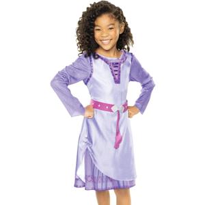 Disney's Wish Asha Dress Authentic Movie Licensed Fashion, Adventure Outfit Fits Children Sizes 4-6X