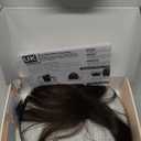 S-noilite Bangs Hair Clip,360 3D Cover Real Clip in Bangs Human Hair Toppers for Women With Wispy Bang Daily Wear (Dark Brown)