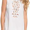 Roxy Goldy Soul Tank Cover-Up Dress Bright White L