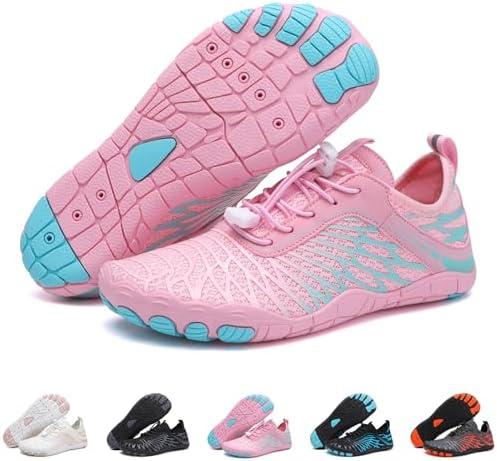 Barezoey 2025 New Barefoot Shoes for Women Mens,Hike Barefoot Shoes Womens Footwear,Comfortable & Non-Slip Barefoot Vitality Shoe Women's Athletic Footwear,Wide Toe Box Water Shoe for Women Men Size 42