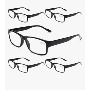 Gaoye Professional Reading Glasses for All Day - Computer Readers with Blue Light Protection - Value Pack +1.5
