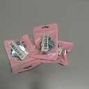 3 x Silly Goose Blue Badge Reel with Swivel Alligator Clip ID Badge Holder Funny Glitter Badge Reel Retractable Clip for RN LPN CNA Nurse Doctor Assistant Medical Staff