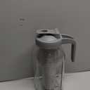 Cold Brew Mason Jar iced Coffee Maker, Durable Glass, - 64 oz (2 Quart / 1.9 Liter), With Handle& Stainless Steel Filter for Iced Brew Coffee, Lemonade, Ice Tea, Homemade Fruit Drinks Container