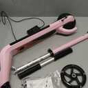 Electric Scooter for Kids Age 6-10, Kick-Start Boost Scooter with Adjustable Speed and Height, Flash Wheel & Deck Lights (pink)