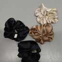 Yanibest 8 Pcs Satin Scrunchies - Silk Scrunchies Ponytail Holders, Soft Satin Hair Ties No Damage, Hair Accessories for Women