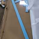 DELAVIN 56-60.in W x 75.in H Frameless Shower Door, Water Repellent Gold Shower Door with SGCC Certified Clear Tempered Glass, Easy Sliding Showe Door with Explosion-Proof Film, Stainless Steel