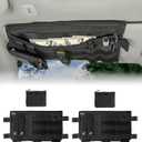 Car Sun Visor Organizer, Double Sided Visor Organzier with Card Pouch for Cars, Trucks, Vans, Multi-Functional Sunglass Holder, Tactical MOLLE Accessories, 2-Pack