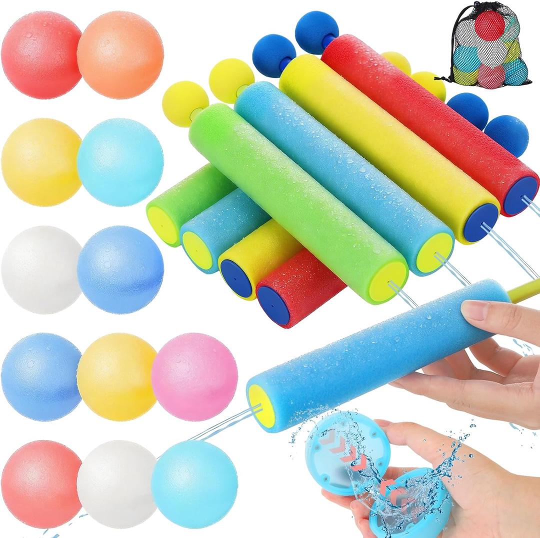 20 PCS Summer Water Toys Set for Kids Ages 3-12 Outdoor Water Gun andReusable Water Balloons Pool Beach Games Water Battle Fun for Boys Girls Backyard Party