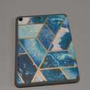 i-Blason Cosmo Case for iPad 9th/8th/7th Generation, iPad 10.2 (2021/2020/2019), Full-Body Trifold with Built-in Screen Protector Protective Smart Cover with Auto Sleep/Wake & Pencil Holder (Blue)