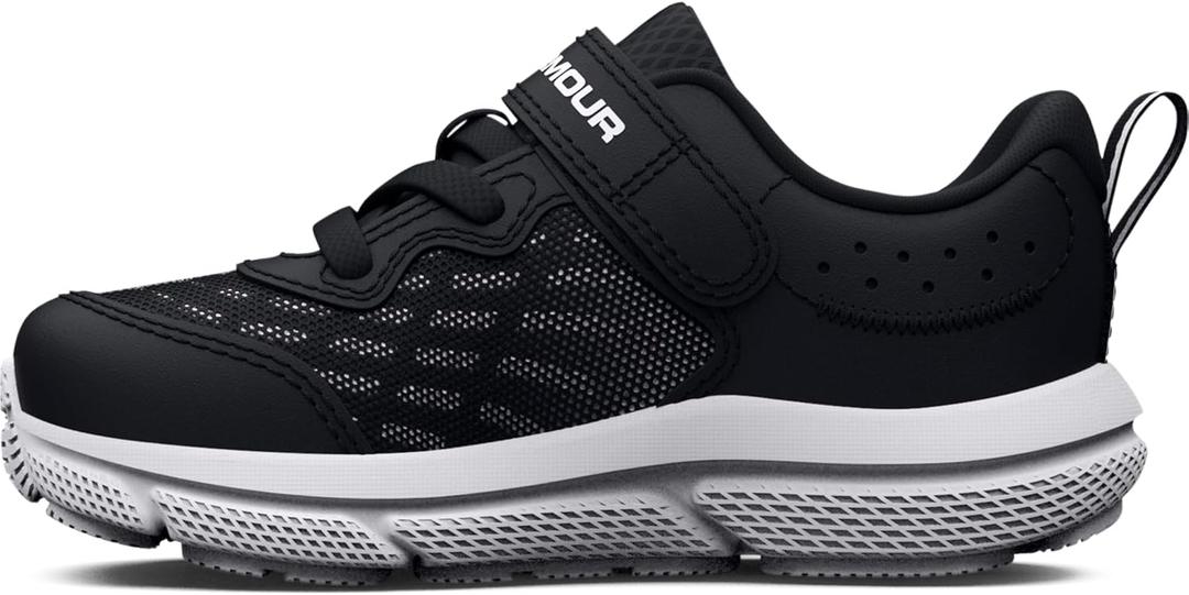 Under Armour Boys' Infant Assert 10 Alternate Closure, (001) Black/White/White, 7K, US