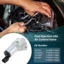 Idle Air Control Valve for Ford F-150 1997-2004 Fuel Injection Idle Air Control Valve IAC W/Gasket for Lincoln Navigator 1998-2004 No.F75Z9F715AA/F75Z9F715AB