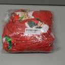 Horaldaily 6PCS Christmas Dining Chair Covers,Watercolor Red Poinsettia Stretch Removable Washable Slipcover Chair Protector for Dining Room Home Decor