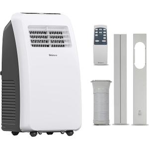 Shinco 8,000 BTU Portable Air Conditioner - 3-in-1 Cool/Dehumidifier/Fan for Rooms Up to 350 sq.ft, Remote Control & 24H Timer, Compact AC Unit for Bedroom/Office