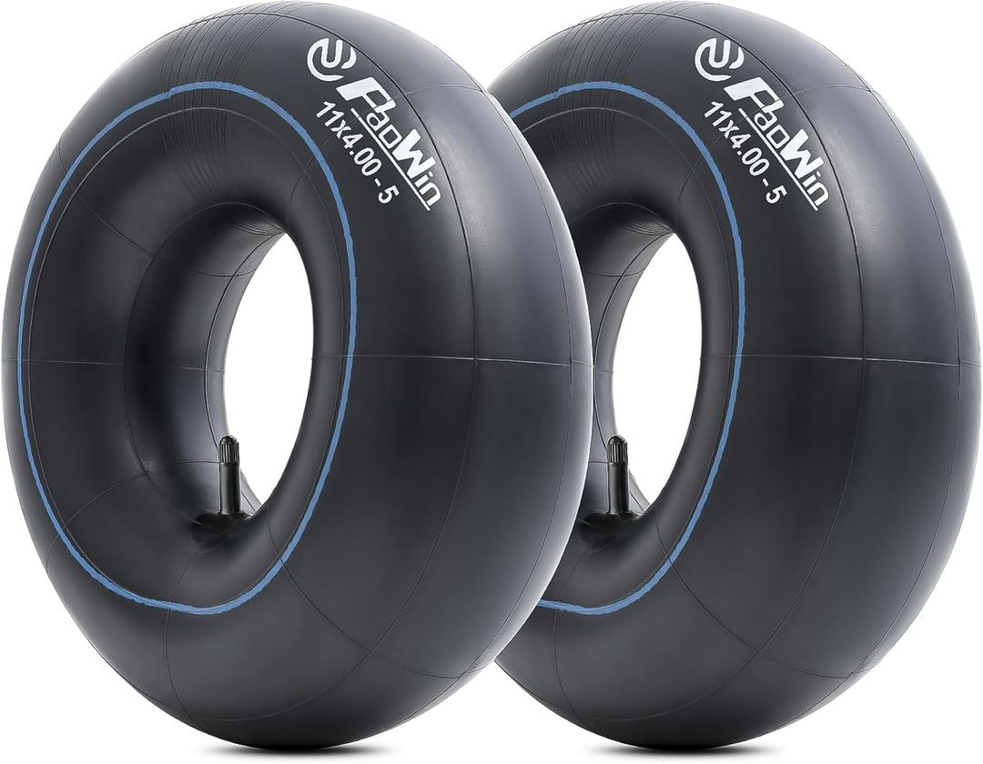 2-PCS 4.10/3.50-5 (11X4.00/4.50/6.00-5) Replacement Inner Tube with TR13 Straight Valve Stem Compatible with Wheelbarrows, Mowers, Hand Trucks and More 4.10/3.50-5 11x4.00/4.50/6.00-5 Tire Tubes
