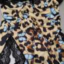 Babydoll Lingerie for Women Sexy Nightgowns Lace Chemise Cute Sleepwear Cami Nightie Modal with Side Slits, Medium