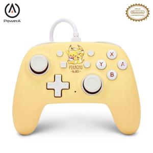 PowerA Nano Wired Controller for Nintendo Switch - Pikachu Friends, Comfortable Ergonomics, Officially Licensed PowerA Nano Wired Controller for Nintendo Switch - Pikachu Friends, Comfortable Ergonomics, Officially Licensed