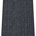 Kuyal Front Door Mat, 2'x6' Indoor Outdoor Entrance Mat, Commercial Floor Mats Inside Outside Entrance, Heavy Duty Durable Welcome Mats, Rubber Backing Non Slip Outdoor Mats for Entryway,Dark Gray