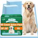 IMMCUTE 50 Pack Dog Pee Pads, 30"x36" Great Value Puppy Pads XL, Pee Pads for Dogs Extra Large, Wee Wee Pads for Potty Training, Disposable Doggie Pads Super Absorbent & Leak-Proof