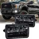 Z-OFFROAD DOT Approved LED Fog Lights for Ford F150 2015-2020, Waterproof Rectangular Bumper Driving Lamp Set Assembly Kit - Black