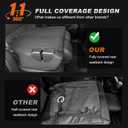 AOMSAZTO Custom Fit Seat Covers for Toyota RAV4 2019 2020 2021 2022 2023 2024 2025 LE XLE XLE Premium Limited, Custom Fit Full Set Faux Leather Black