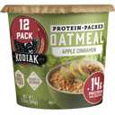 Kodiak Cakes Instant Protein Apple Cinnamon Oatmeal in a Cup, 2.12oz (Pack of 12)