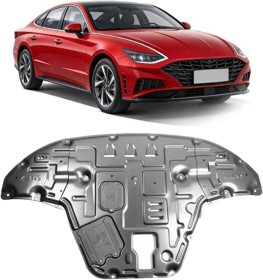 Engine Splash Shield Guard Compatible with 2020-2024 Hyundai Sonata, Front Engine Case Guard Under Car Shield Cover