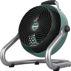 Vornado 293 Large Heavy Duty Shop Fan, 3 Speed Electric Fan, High Impact Casing, IP54-Rated Motor, Whole Room Air Circulator, Pivoting Head, Carry Handle, 16 Floor Fan for Bedroom and Garage, Green