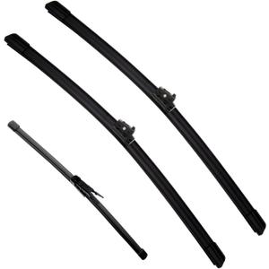 3Pcs for Mercedes Benz GLE350 GLE450 GLE53 GLE580 GLE63 GLS450 GLS580 2020-2024, Original Equipment Automotive Replacement Windshield Wiper Blades for My Car- 26"/22"/13" (Without Washer Nozzle)