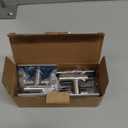 VAEHOLD Wall Towel Hooks, Heavy Duty Sticky Holder Waterproof Towel Hooks for Hanging Coat, Clothes, Closet Hook Wall Mount for Kitchen (Silver, 4 Pack) | Heavy Duty, Sticky Holder, Waterproof, Towel Hooks, for Hanging Coat, Clothes