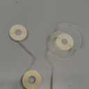 1600 Pcs Label Tapes Laminated Stickers Replacement Compatible with D30 Portable Thermal Label Paper Printer Tapes for Office 160 Pcs/Roll (12 x 40 mm, White)