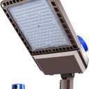 45000LM LED Parking Lot Light 300W 150LM/W led Shoebox Dusk to Dawn Outdoor Flood Lights for Street IP65 Waterproof 5500K 100-277V Commercial Exterior Fixture for Stadium,Yard,Park, 300w-1 Pack