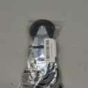 Framendino, 2 Pack Rubber Caster Wheels Fixed Black Casters with Rigid Non-Swivel Top Plate for Furniture 3 Inch