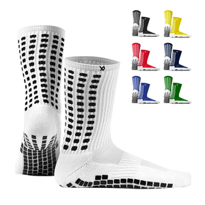 Lux Dual Grip Socks - Soccer Grip Socks for Men and Women. GripArray Performance & Comfort L