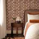 Commomy 3D Peel and Stick Brick,Ultralight Thin PVC Faux Brick Wall Panels,10 Pcs 15.74"x11.8" Fake Brick Tiles for Quick Intall Interior Kitchen,Bedroom,Living Room,RV,Not Real Brick,Not Heavy Tiles