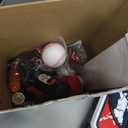 4 in 1 Kids Basketball Hoop and Tball Set 3-5, Basketball Goal with Scoreboard&LED, Hanging Tee Ball Stand with Baseball Pitching Machine, Indoor Outdoor Sport Toys for Boys 4-8