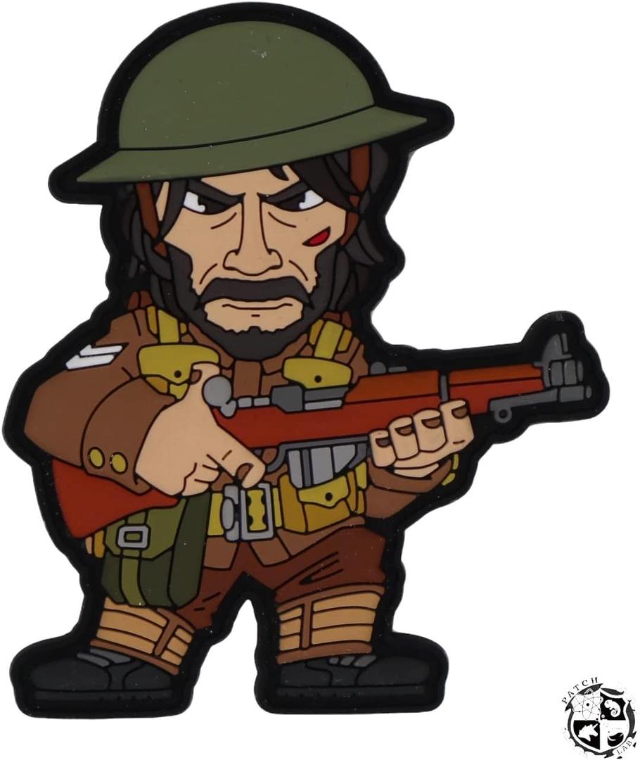 John Hitman #10 WW2 British Soldier PVC Morale Patch