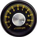 ESUPPORT Red Led Adjustable Tachometer Rpm Tacho Gauge Shift Light 1000-11000 Universal