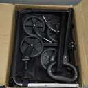 Wagons Carts Foldable, Collapsible Wagon with Wheels  Foldable Wagon for Groceries,Picnic,Beach,Camping, Small Hauls, Apartment Moving Storage, Portable Utility Folding Wagon Cart, 360lbs, Black