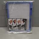 ZoneFoker Case for iPad 11-inch (A16) 2025 / iPad 10th Gen 10.9 inch 2022, Heavy Duty Shockproof Rugged Protective with Pencil Holder, 11th / 10th Translucent Cover with Kickstand, Blue (#8 BLUE+CLEAR)