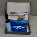 76pcs Happy Birthday Balloon Banner, Blue Balloons Letters, Personalized 16" Mylar Foil Birthday Decorations includes 2 Sets A- Z, 1 set Number 0-9 and "HAPPY BIRTHDAY" letters (with Balloon Pump)