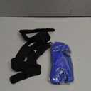 Anti Snoring Chin Strap for Sleeping, 2 Pack Adjustable Jaw Support Strap to Keep Mouth Closed, Soft Snoring Solution for Men Women, Stops Snoring Dry Mouth, Comfort Fit Nighttime Sleeping Aid (Black+blue)