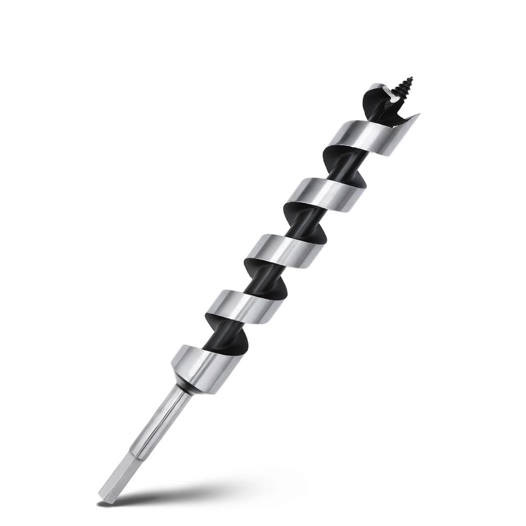 1-1/4 x 11.8 inch Auger Drill Bit for Wood,32mmx300mm Hex Shank Ship Auger Bit for Soft Wood, Hard Wood, Plastic, Composite Materials and DIY Projects