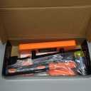 43-Piece Laminate Flooring Installation Kit Tapping Block with Handle Heavy Duty Pull Bar, Reinforced Mallet, 40 Spacers, Vinyl Plank & Wood Floor Tools, Flooring Kit for Laminate & Vinyl Planks