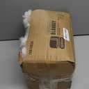 COOVA Faux Fur Throw Blanket for Couch, Cozy Soft and Fuzzy Plush Rabbit Fur Bubble Blanket for Sofa Bedroom Living Room, 60x80 Inches Tie Dye Brown